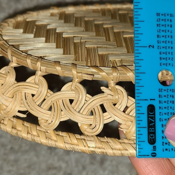 Straw wicker baskets set of 5 - Picture 11 of 12